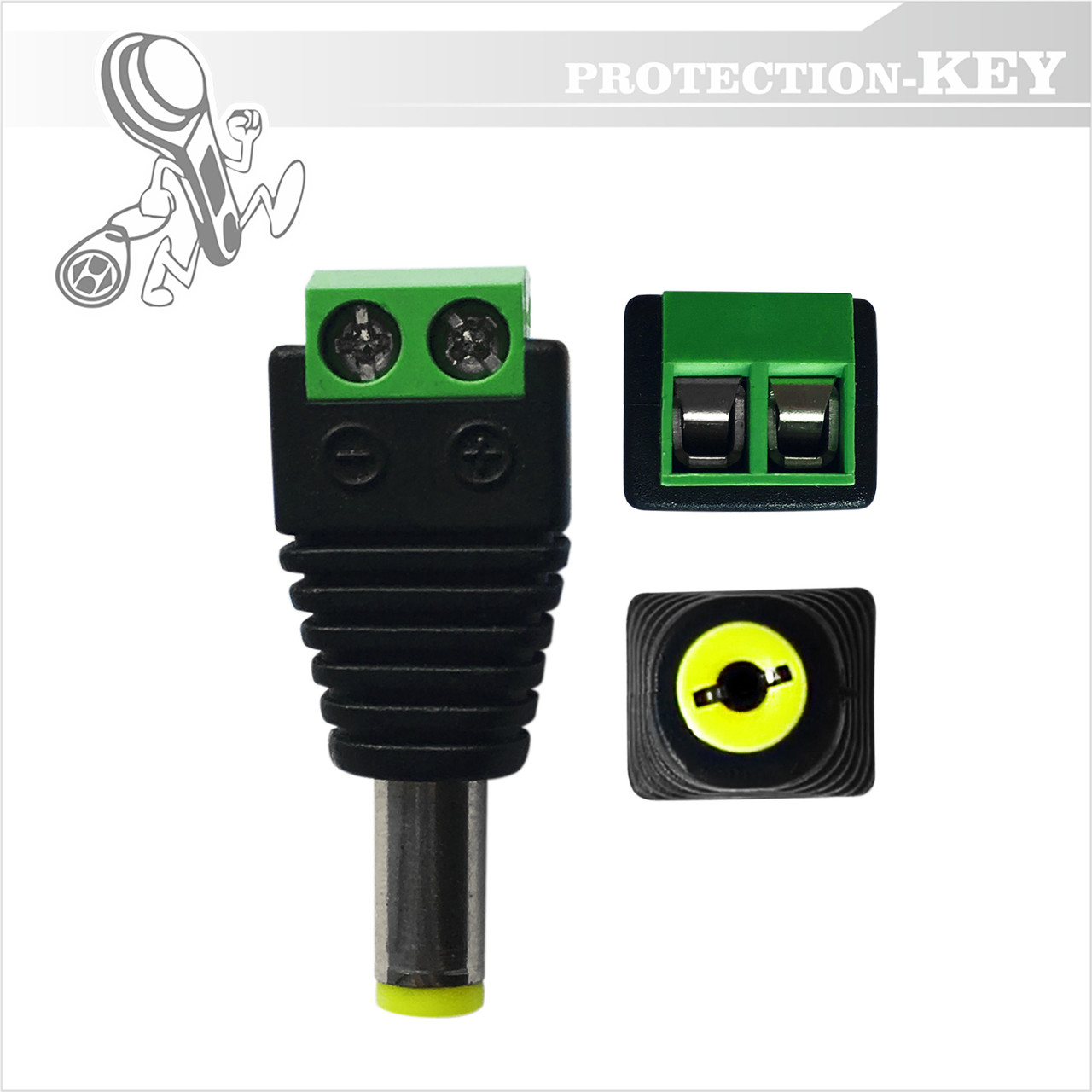 Роз'єм Power (тато) під зажим, фото 1