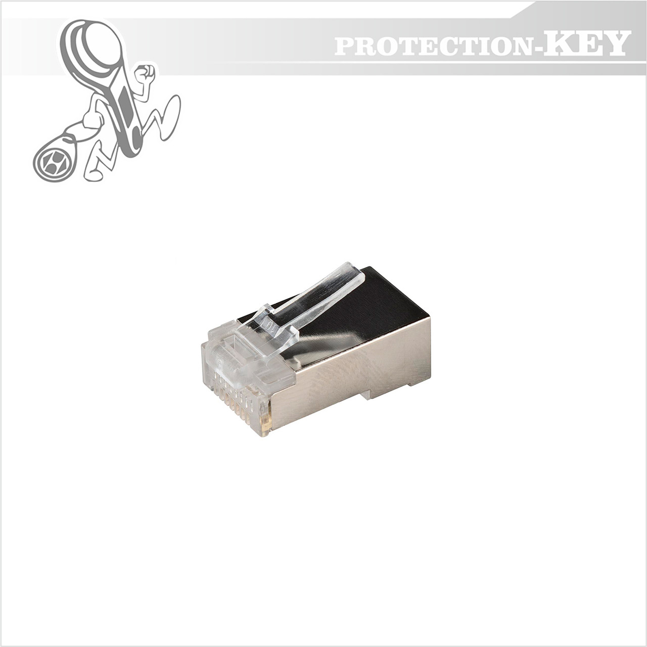 Коннектор RJ-45 FTP 8P8C, фото 1