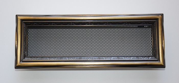 Решітка для каміна рустикальна 11х42 см, фото 1