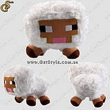 Плюшева овечка з гри Майнкрафт — "Minecraft Sheep" — 16 см із пакетом, фото 6