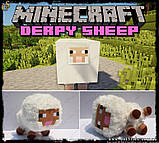 Плюшева овечка з гри Майнкрафт — "Minecraft Sheep" — 16 см із пакетом, фото 7