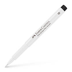 Ручка-пензлик капілярна Faber-Castell PITT® ARTIST PEN "BRUSH" №101 білий, 167401
