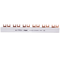 Шина сполучна виделкова, 2P 12мод. 10 мм Hager