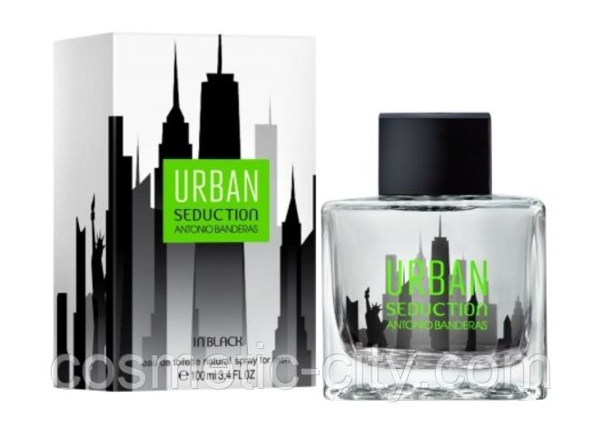 Чоловічий парфум Antonio Banderas Seduction in Black Urban, 100 мл