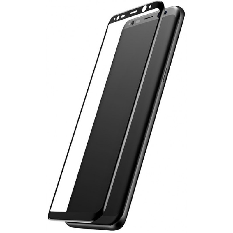 Захисне скло Baseus для Samsung Galaxy S8 Plus Full-Glass 0.3 mm, Black (SGSAS8P-3D01)