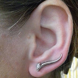 Срібні сережки кафи Тоскана