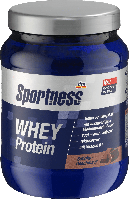 Сывороточный белковый порошок Sportness Whey Protein Pulver Schoko, 450 гр.