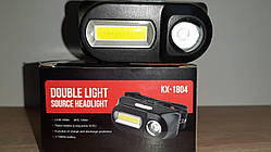 Ліхтар налобний KX-1804-XPE-COB