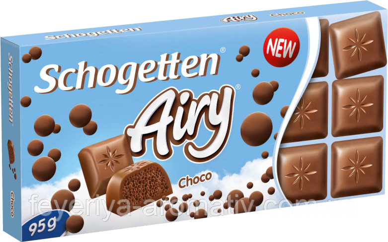 Шоколад Schogetten Airy Choco  95г (Німеччина)