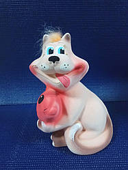 Скарбничка Кіт із рибкою флок