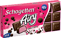 Шоколад черный вишня Schogetten Airy Dark Cherry 95 г Германия