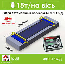 Автомобільна вага поосьового типу (в динаміці)