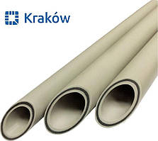 Труба поліпропіленова для опалення композит базальт 40 KRAKOW (Польща) Пакова труба зі скловолокном