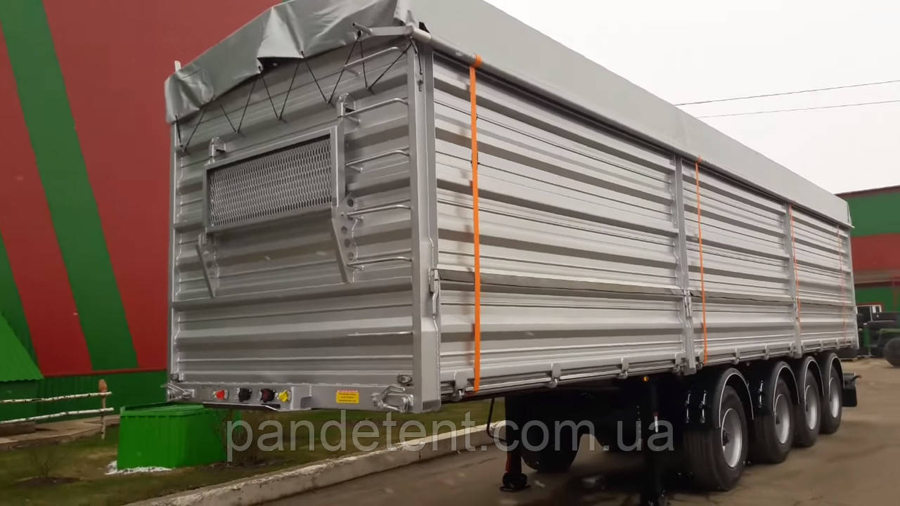 Накидки на зерновози з люверсами (кільцями) з тканини ПВХ