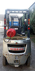 Вилковий навантажувач газ/бензин 1.5 тонни Nissan NP1F1A15D б/у, фото 5