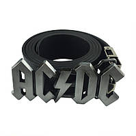 Поясний ремінь з пряжкою "AC DC" мистецтв шкіра