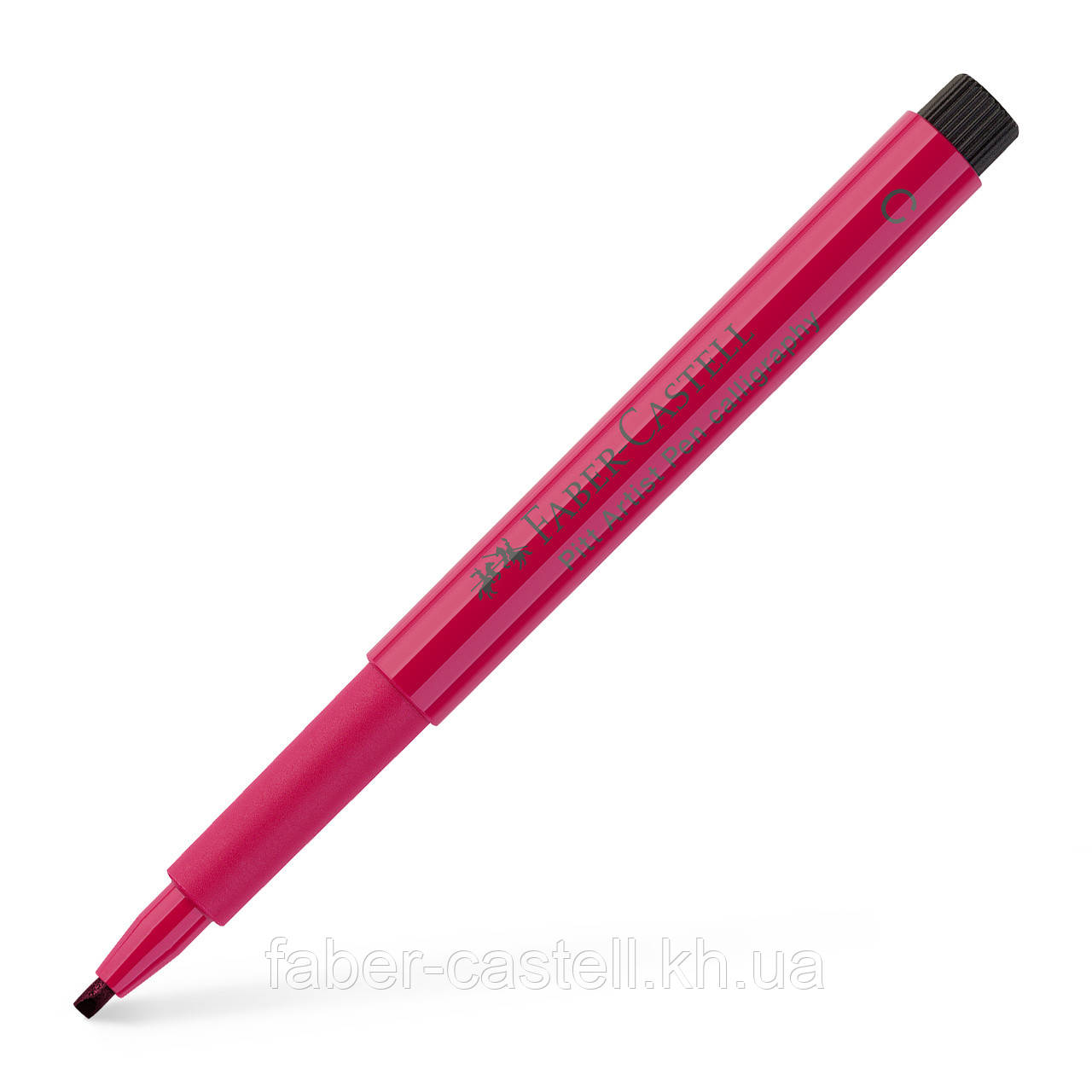 Ручка капілярна для каліграфії Faber-Castell PITT Calligraphy, колір рожевий кармін № 127, 167527