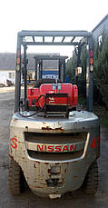 Японський газовий вилочний навантажувач 2.5 тонни Nissan P1F2A25D б/у, фото 3