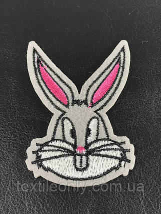 Нашивка Багз Банні 53х80 мм, фото 1