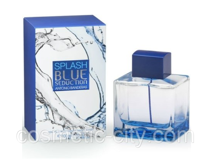 Чоловічі парфуми Antonio Banderas Splash Blue Seduction for Men, 100 мл