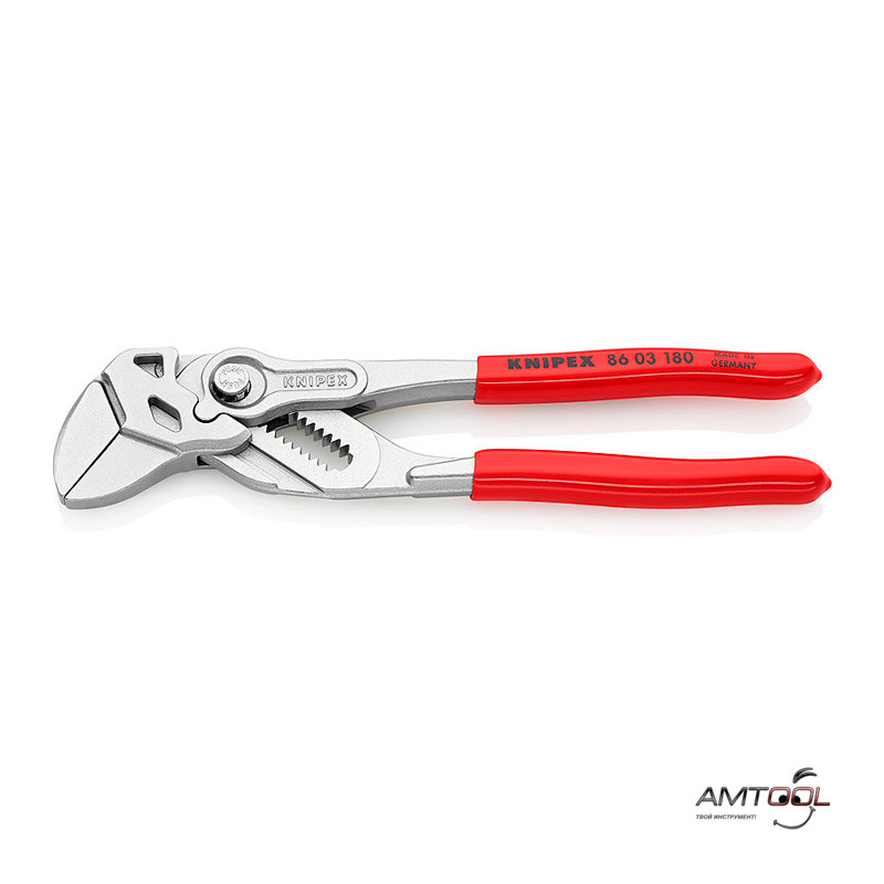 Кліщі переставні — гайковий ключ до 35 мм — Knipex 86 03 180