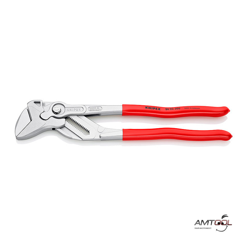 Кліщі переставні — гайковий ключ до 60 мм — Knipex 86 03 300