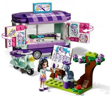Lego friends emma's art stand sale