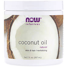 Кокосова олія NOW Foods Solutions Coconut Oil 7 fl oz (207 ml)