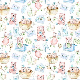 Рулонні штори Дитячі Ведмедики Тедді