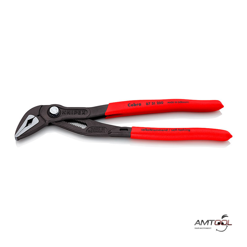 Переставні кліщі Cobra® ES особливо тонкі 250 мм — Knipex 87 51 250, фото 1