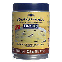 Деліпаста. Ром карибський із родзинками. Delilpaste Malaga Rhum. Fabbri 1905, Італія, 100 г