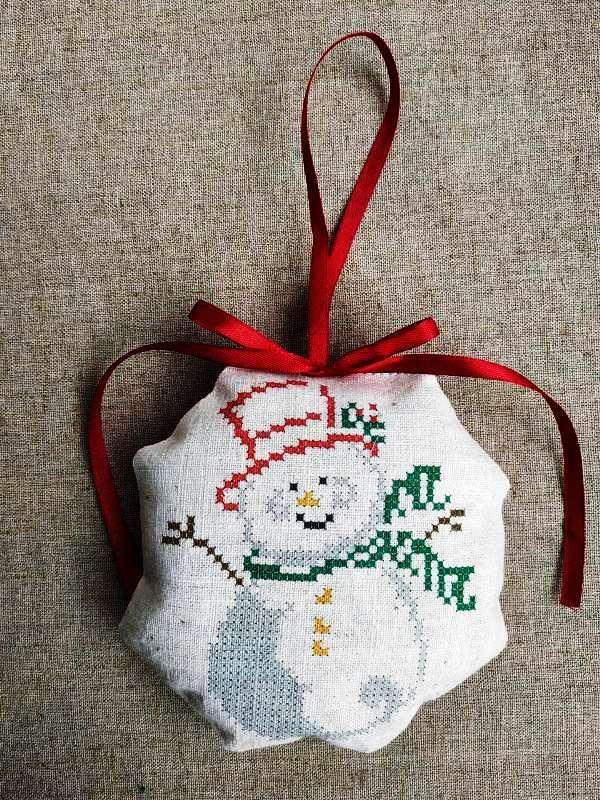 ШНЛ-016. Пошита новорічна іграшка для вишивки бісером, фото 1