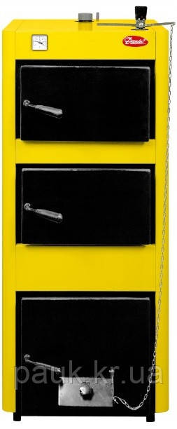 Твердопаливний котел 27 кВт "Данко ТНк", метал 5 мм, котел на твердому паливі, котел під вугілля та дрова, сталевий твердотоп, фото 1