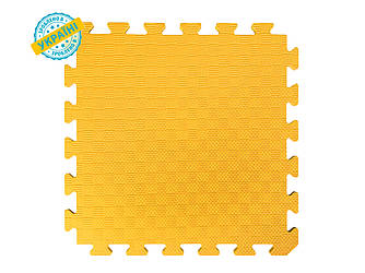 М'яка підлога (килимок-пазл 50*50*1 см) Eva-Line "Мозайка" Жовтий