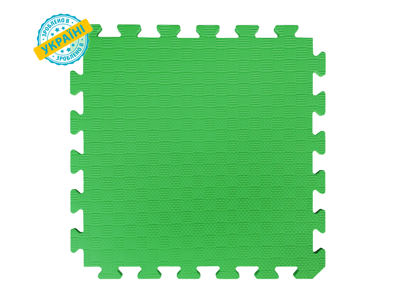 М'яка підлога (килимок-пазл 50*50*1 см) Eva-Line "Мозайка" Зелений