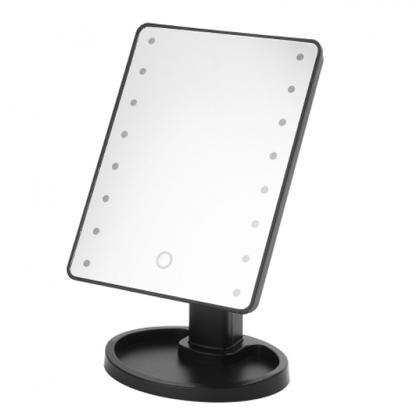 Дзеркало для макіяжу з LED підсвічуванням Large Led Mirror 16 діодів, фото 1