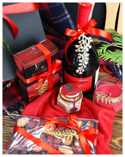 Подарунковий набір "Червоне і чорне" подарунок, фото 1