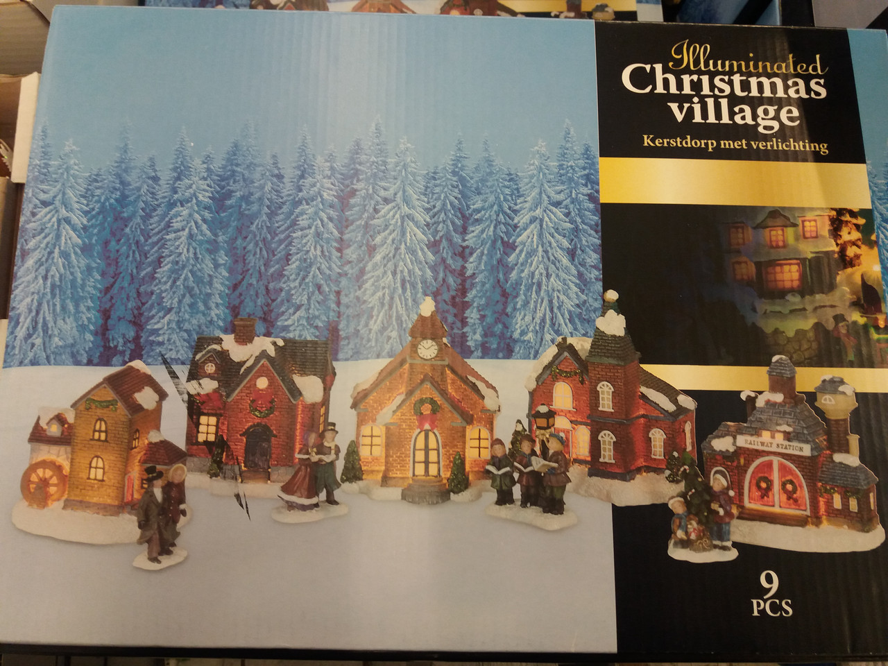 Новорічна декорація Christmas village