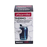 Термобанка Kamille Синій 330мл з нержавіючої сталі KM-2207, фото 3