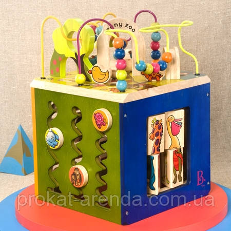 Розвиваючий інтерактивний куб Zany Zoo