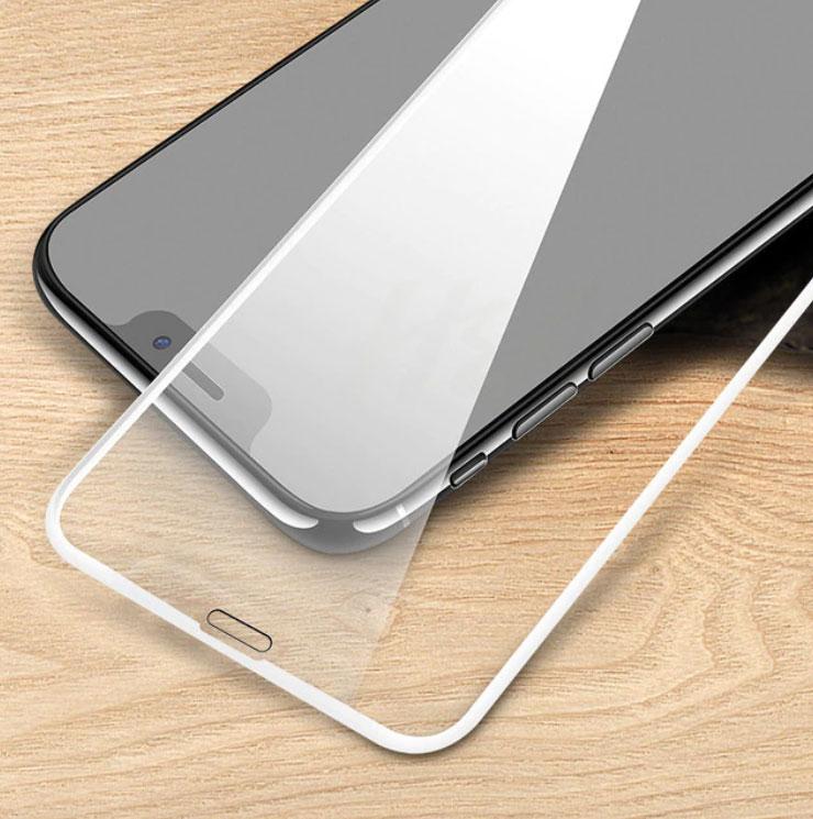 Full Glue захисне скло для iPhone X / XS 5.8" - White