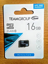 Карта памяти microSD 16Gb Class10, TeamGroup