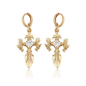 Сережки ХР Gold filled 18k