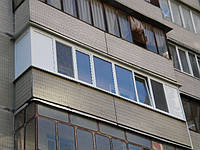 Балкон Rehau Euro 60 в Киеве заказать. Лоджия Рехау Киев цена.