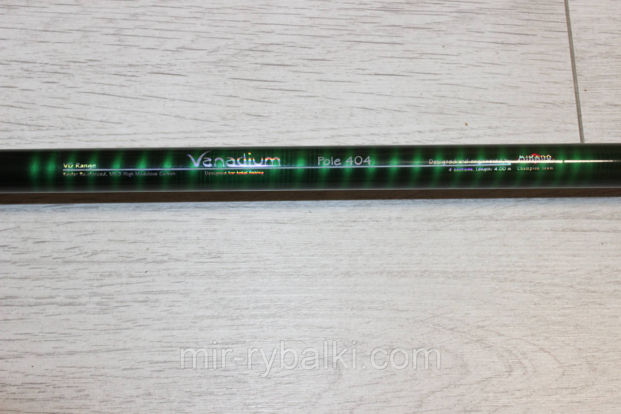 Вудка Vanadium Pole 4m (без кілець)