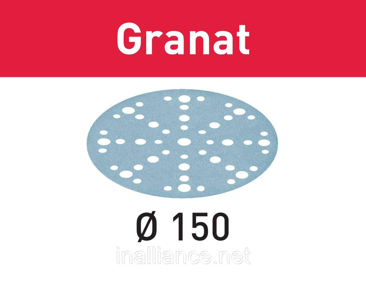 Шліфувальні круги Granat STF D150/48 P800 GR/50 Festool 575174