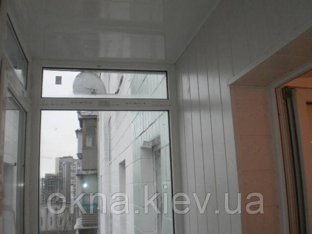 Внутренняя обшивка потолка на балконе недорого Киев - фото 2 - id-p819177327