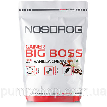 Гейнер Nosorog Big Boss - 1.5 кг, фото 2