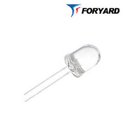 Світлодіод Синій 10 мм. FYL10003 UBC (470nm; 2000mcd, 20 °) (круглий, прозорий), FORYARD