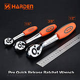 Тріскачка вигнута 1/4", 72 зуба Harden Tools 535304, фото 5